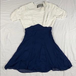 Reformation two toned mini dress- small